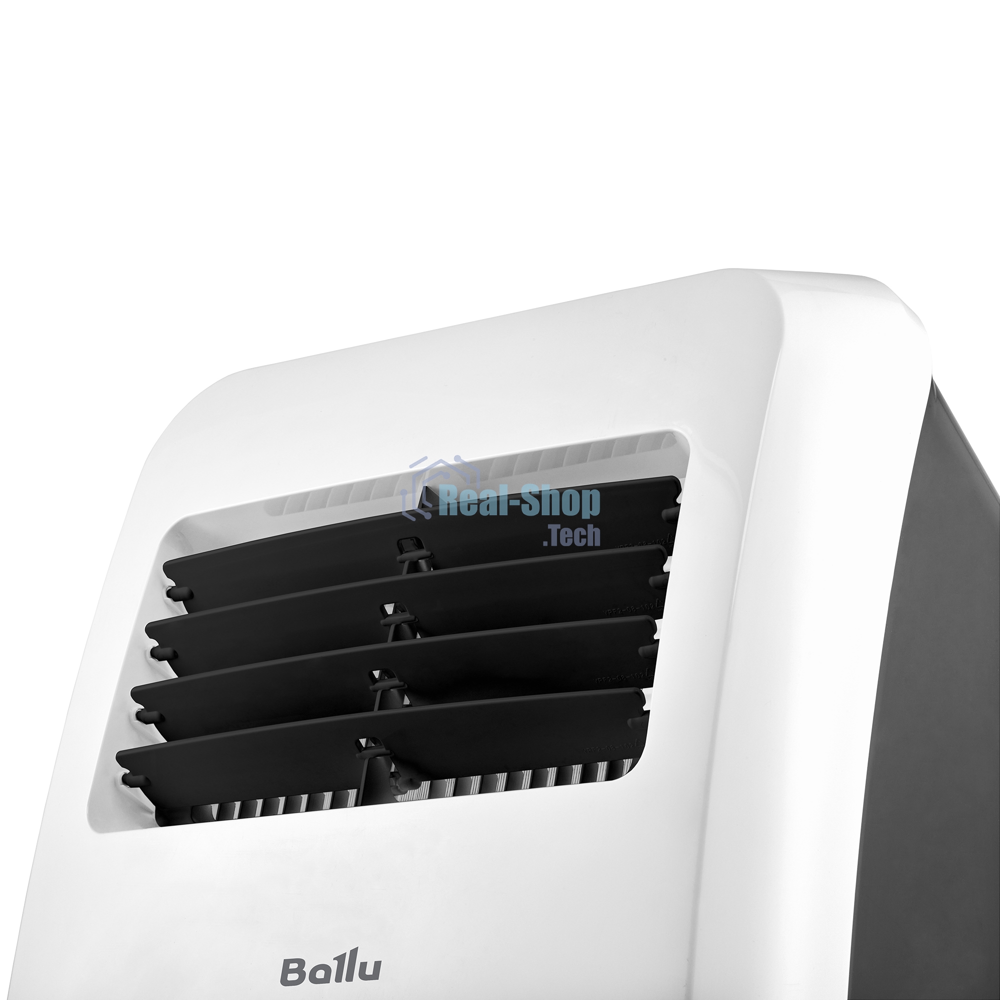 Кондиционер мобильный Ballu Aura BPAC-07 CP/N1_24Y 7000 BTU, 18 м², 47 дБ, охлаждение, осушение, белый