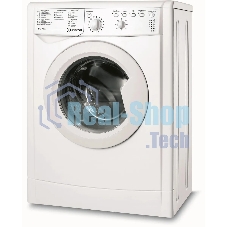 Стиральная машина Indesit IWSB 5105 (CIS) белый, загрузка фронтальная 5 кг, 1000 об/мин., класс: А