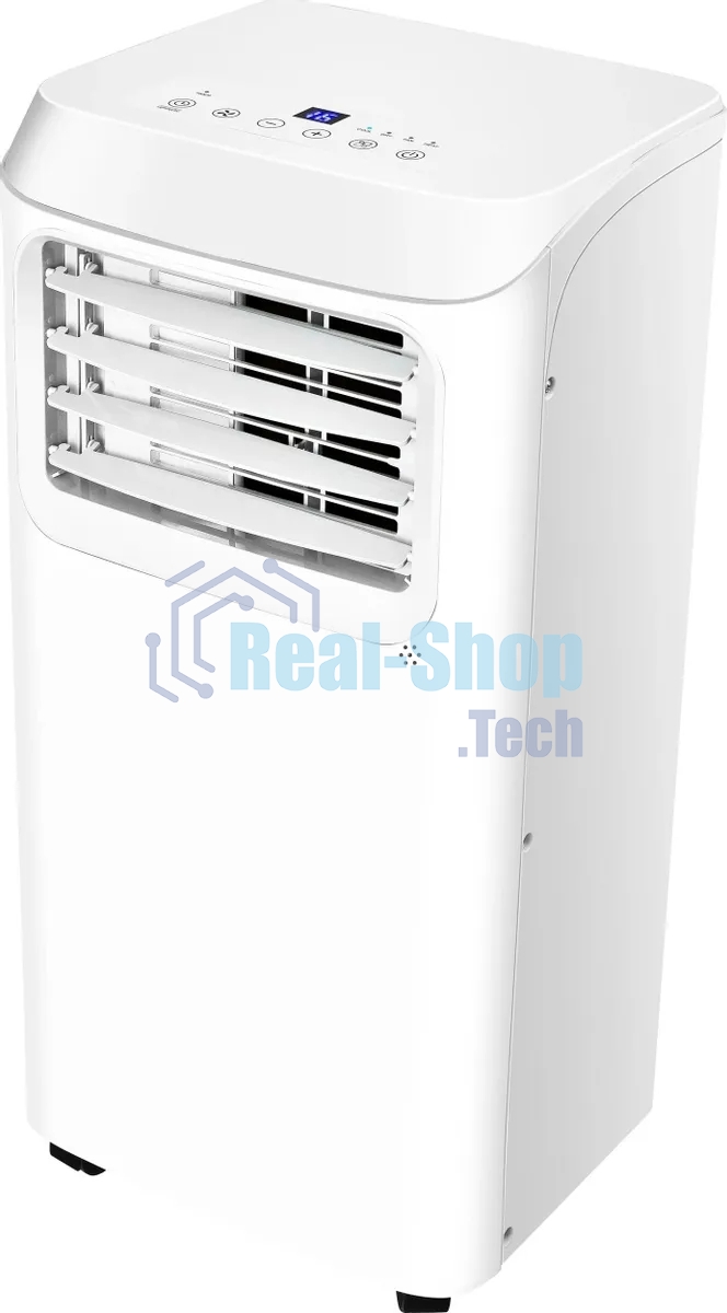 Кондиционер мобильный Hyundai HPAC-07-2 7000 BTU, 15 м², 64 дБ, охлаждение, осушение, белый