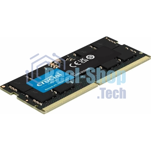 Оперативная память Crucial, DDR5, 16GB (1x16 GB), 4800 MHz, CL40, SO-DIMM