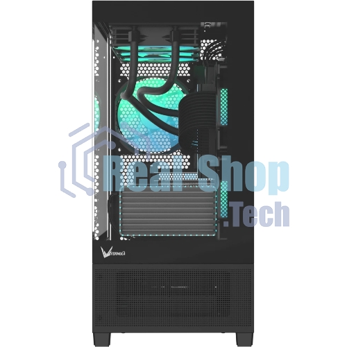 Компьютерный корпус AeroCool/Formula V Line Crystal E1M Black, MATX, USB3.0*2, Switch Display Panel