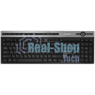 Клавиатура SVEN KB-E5500W беспроводная, радиоканал, чёрный