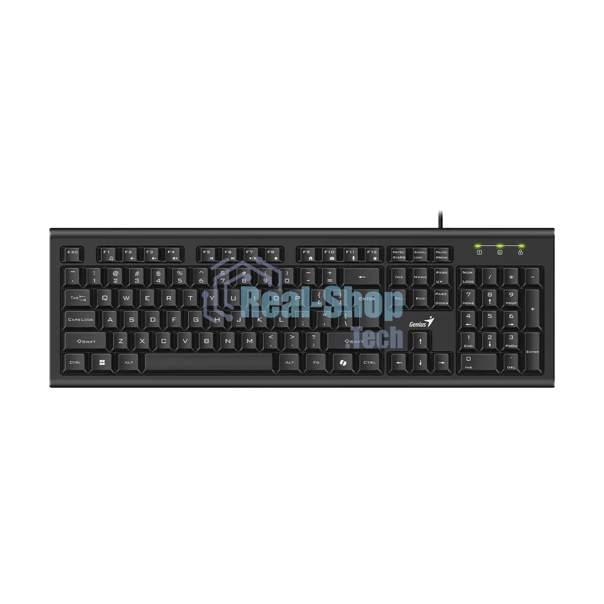Клавиатура Genius KB-113 проводная, USB Type-A, чёрный