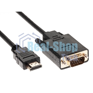 Кабель-переходник VCOM CG596-1.8M HDMI --> VGA_M/M 1,8 м