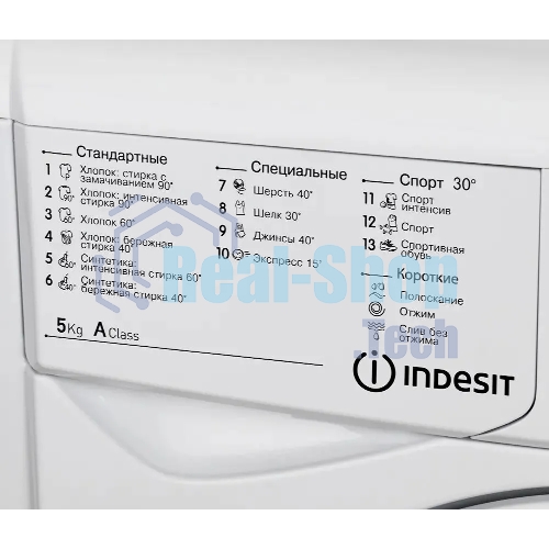 Стиральная машина Indesit IWSD 5085 (CIS) белый, загрузка фронтальная 5 кг,800 об/мин., класс: А