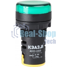 Лампа AD22DS(LED) матрица D22мм зеленый 24В AC/DC-КЭАЗ 303938 Лампа AD22DS(LED) матрица D22мм зеленый 24В AC/DC-КЭАЗ 303938