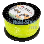 Леска для триммера Denzel квадрат 1,6мм х 370м, на DIN катушке FLEX CORD