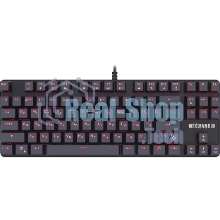 Клавиатура проводная Defender MECHANICAL MECHANOID GK-581 RU BLK