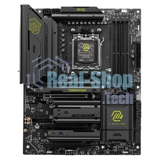 Материнская плата MSI MAG X870E TOMAHAWK WIFI, AM5, AMD X870, 4xDDR5, 4xSATA, 4xM.2, 1xPCI-E 5.0 x16, 1xPCI-E 4.0 x4, 1xPCI-E 3.0 x1, 1xHDMI, 2xUSB Type-C, 1x5Gb LAN, 2xUSB-A 3.2 Gen 2, 3xUSB-A 3.2 Gen 1, 4xUSB-A 2.0, 7.1, Wi-Fi 7, ATX