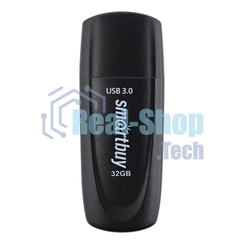 Флешка USB Smartbuy Scout Black (SB032GB3SCK), 32Gb, USB 3.0, R/W 100/40, черный