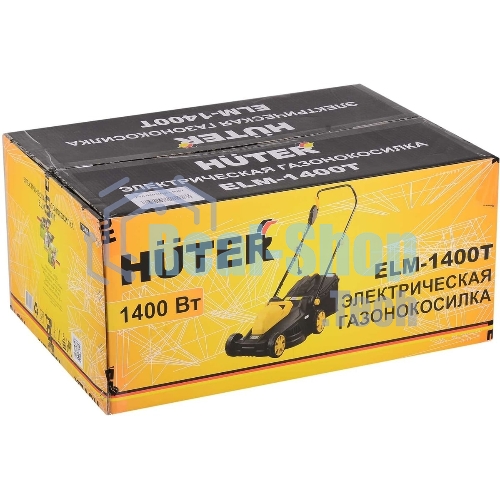 Газонокосилка электрическая Huter ELM-1400Т, от сети, 1400 Вт