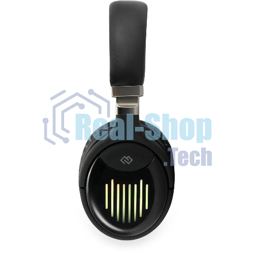 Беспроводные/проводные наушники Digma BT-16 черный, накладные, Bluetooth + проводной, складная конструкция, до 10 ч