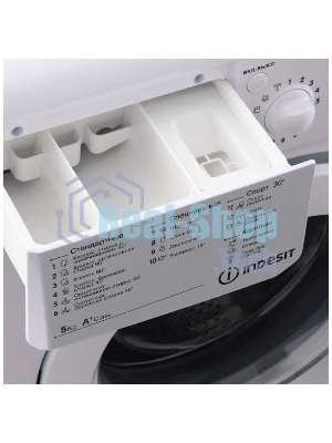 Стиральная машина Indesit IWSD 51051 CIS белый, загрузка фронтальная 5 кг, 1000 об/мин., класс: А