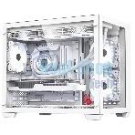 Компьютерный корпус Bloody BD-CC108 белый без БП mATX 9x120мм 2xUSB 3.0 audio bott PSU