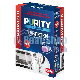 Таблетки для посудомоечных машин Maunfeld Purity Premium all in 1 MDT100PP (100 шт. в упаковке)