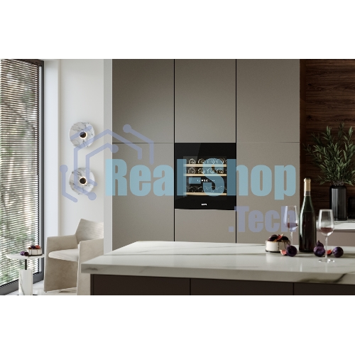 Винный шкаф встраиваемый Korting KFW 604 DB GN
