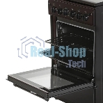 Плита газовая Cezaris ПГ 2150-11 коричневый, конфорок 4 шт, духовка 43 л, 51 см x 85 см x 55 см