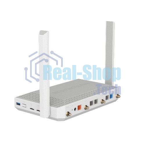 Мультигигабитный интернет-центр Netcraze Hero 5G (NC-4110) с модемом 5G, двумя слотами для SIM-карт, Mesh Wi-Fi 6 AX3000, Smart-коммутатором 1×2.5G и 4×1G, многофункциональными портами USB 3.0 и 2.0