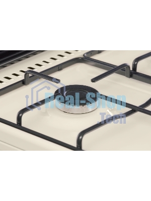 Плита газовая Nordfrost GG 6061 Y бежевый, конфорок 4 шт, духовка 63 л, 60 см x 89 см x 60 см