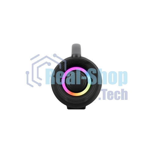 Колонка портативная Ural Молния Тренд черный 180W 1.1 BT/3.5Jack/USB-C 10м 4500mAh (без.бат)