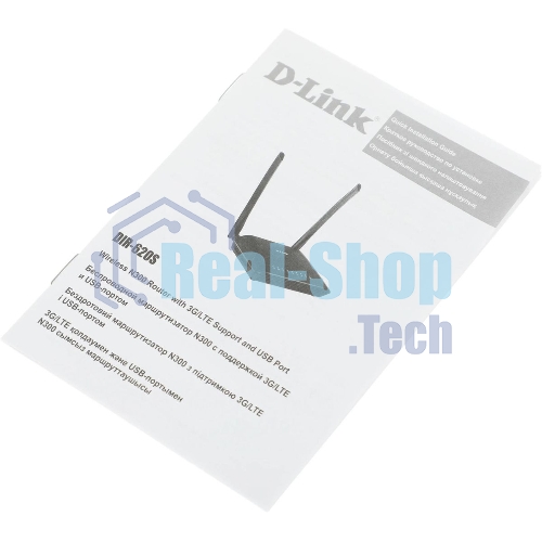 Роутер беспроводной D-Link DIR-620S/RU/B1A N300 черный