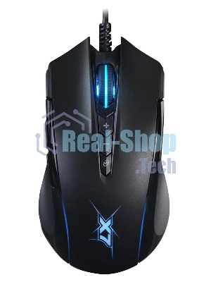 Мышь проводная A4Tech X89 черный, 2400 dpi, USB, кнопки - 8