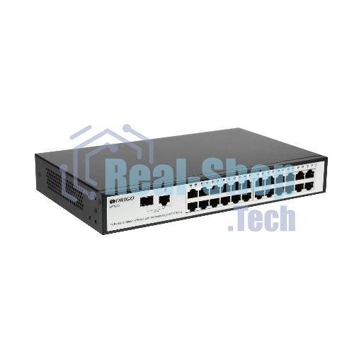 Коммутатор настраиваемый 25-портовый 100 Мбит/с ORIGO OS1225/A1A с гигабитным комбо-портом