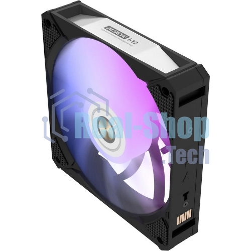 Вентилятор для корпуса Alseye i12B-K10 черный, 120 мм, 1800 об/мин, 33.2 дБ, 4 pin