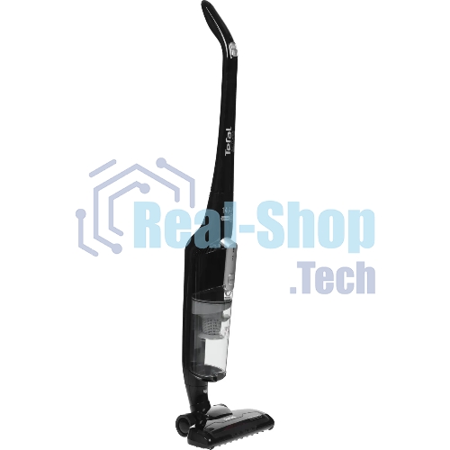 Пылесос вертикальный Tefal TY6545RH черный, питание от аккумулятора, уборка сухая, пылесборник 0.65 л