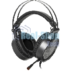 Гарнитура A4Tech Bloody G530 чёрный/серый, проводная, подсветка
