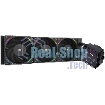 Водяное охлаждение для процессора Thermalright Hyper Vision 360 (360mm, LED, Black, ARGB/Fans: 3x120mm, 69CFM, 27dBA, 2150RPM/Pump height 68mm, 6400RPM, Rad thickness 27mm/S: 1700, 1200, 1851, 115X, 2011, 2066, AM5, AM4)