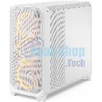 Корпус Fractal Design Meshify 3 XL White RGB TG Clear Tint, Midi-Tower, белый, 3 x 140 мм