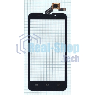 Сенсорное стекло (тачскрин) для ZTE Majesty Z796C, черное