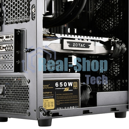 Компьютерный корпус Silverstone SST-PS15B-PRO Precision Mini Tower Micro ATX Computer Case, tempered glass, 2x 120мм ARGb, 1x ARGb Controller, black
