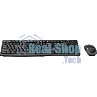 Комплект клавиатура+мышь Logitech MK270 беспроводной, USB, 1000 DPI, чёрный (неоригинальная гравировка)