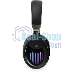 Беспроводные/проводные наушники Digma BT-16 черный, накладные, Bluetooth + проводной, складная конструкция, до 10 ч