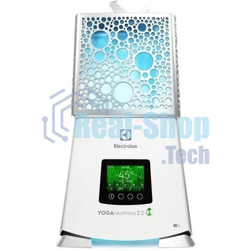 Увлажнитель воздуха Electrolux EHU-3915D белый, 65 м², 9.4 л, ионизация, гигростат