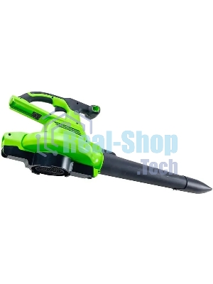 Воздуходув-Садовый Пылесос аккумуляторный GreenWorks GD40BVII, 40V, бесщеточный, без АКБ и ЗУаккумуляторный (2406907)