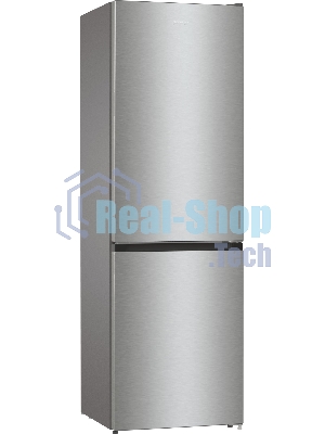 Холодильник Gorenje NRKE62XL серебристый металлик двухкамерный 203/99л морозилка снизу, No Frost
