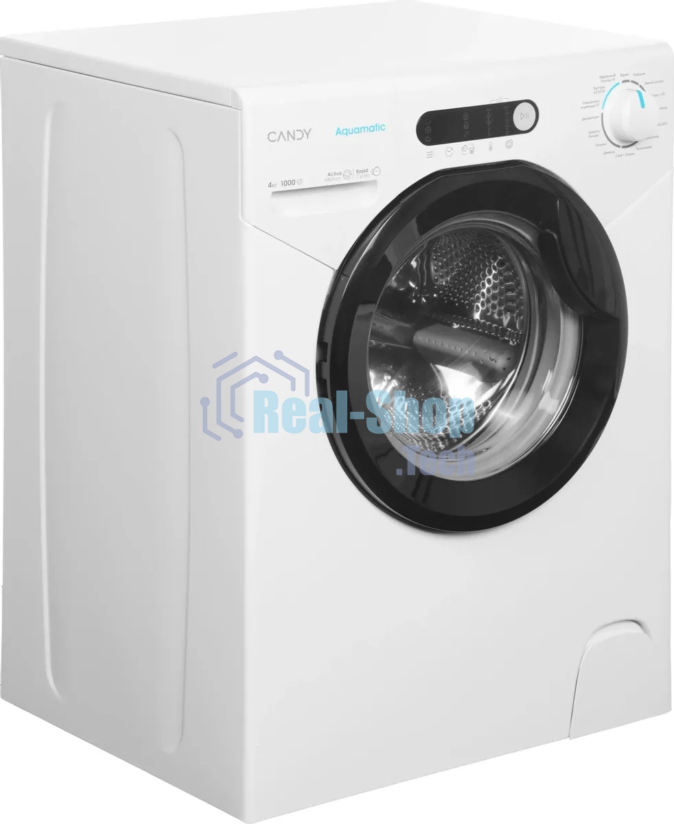 Стиральная машина Candy AQUE 1043DR-07 белый, загрузка фронтальная 4 кг, 1000 об/мин, класс: А