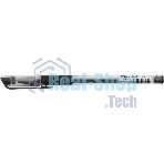 Ручка гелевая Silwerhof Eco Max, d=0.5мм, черные чернила, коробка картонная, сменный стержень, линия 0.3мм, резиновая манжета