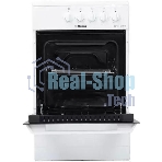 Плита газовая Hansa FCGW510029A белый, конфорок 4 газовых, духовка 53 л, 50 см x 85 см x 57 см