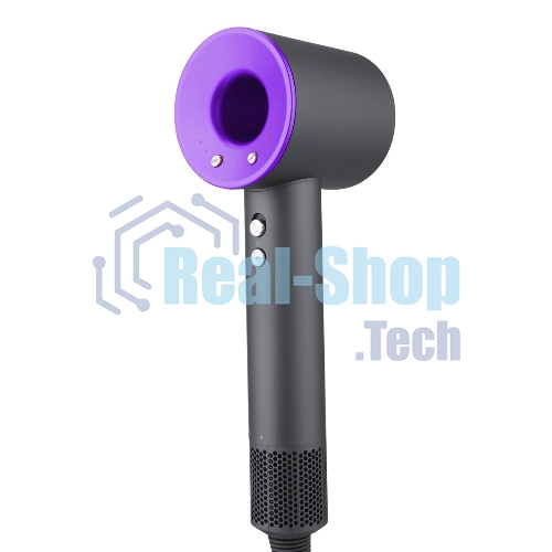 Фен Blackton Bt HD1818M серый/фиолетовый, 1800 Вт, ионизация