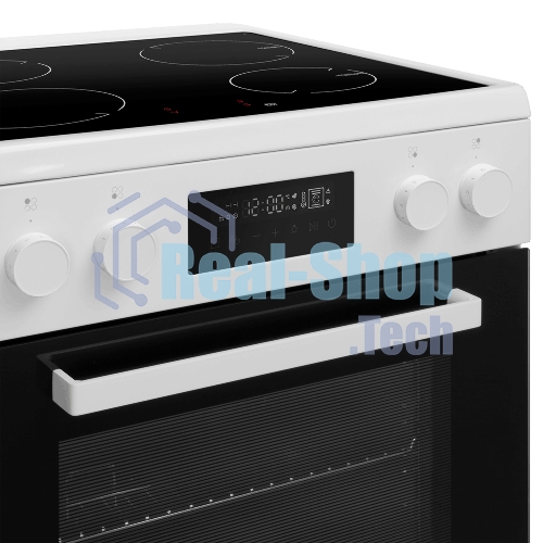 Плита электрическая MAUNFELD MIC611W01TD белый, конфорок 4 электрических (индукционных), духовка 59 л, 60 см x 84.5 см x 63 см