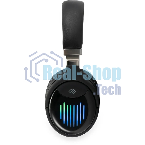Беспроводные/проводные наушники Digma BT-16 черный, накладные, Bluetooth + проводной, складная конструкция, до 10 ч