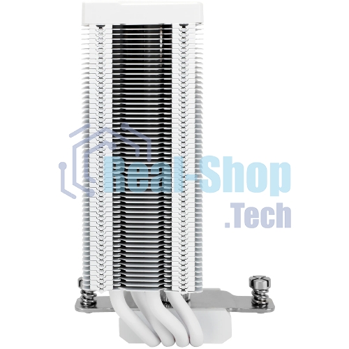 Кулер для процессора Thermalright Assassin Spirit 120 Vision ARGB White (4-pin PWM, LED temp., 154mm, Al/Cu, 4x6mm, ARGB, 1x120mm, 66.17CFM, 25.6dBA, 1500RPM, S: 1851/1700/1200/115X, AM5/AM4, white)
