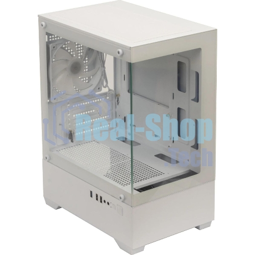 Компьютерный корпус Accord ACC-ZCU2W белый без БП mATX 1x120мм 1xUSB 3.0 1xUSB3.1 audio