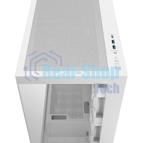 Компьютерный корпус Deepcool CG580 4F V2 WH без БП, боковое окно (панорама), 4x120мм ARGb PWM вентилятора, белый, ATX (R-CG580-WHADA4-G-2)