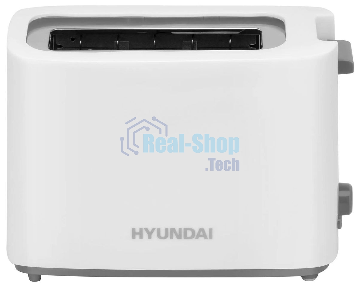 Тостер Hyundai HYT-8006 белый/серый, 500 Вт, 2 слота