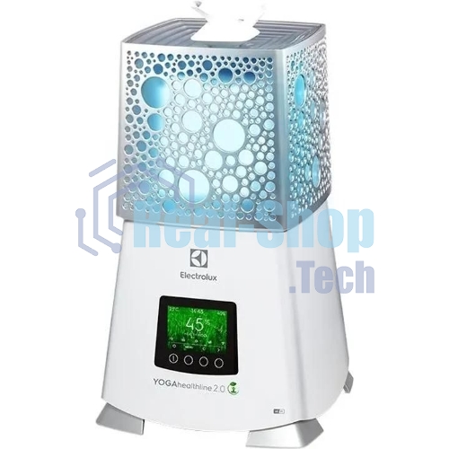 Увлажнитель воздуха Electrolux EHU-3915D белый, 65 м², 9.4 л, ионизация, гигростат